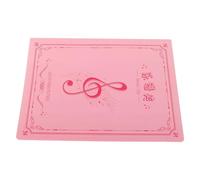 Cabilock Classeur pour Partitions Musicales Rose en Plastique 50 Pages Double Face Maintien Sécurisé pour Répétitions à Domicile et Musiciens