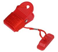 Cabilock Clé de Sécurité Magnétique pour Tapis de Course Interrupteur d'Arrêt d'urgence 15X40 MM Accessoire ABS Rouge Compatible Tapis Roulant Dispositif Portable pour Usage Domestique