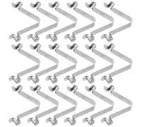 Cabilock Clip à Ressort de V Double Broche Creuse 8 Mm X 47 Mm pour Tubes de Pagaie de Kayak et Poteaux de Tente, 40 Pièces, Fixation Fiable pour Équipement de Camping et Sports