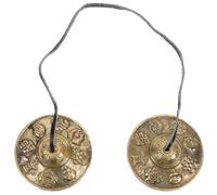 Cabilock Cloche Cymbale Cuivre Pur pour Méditation Instrument de Percussion Religieux Petit Carillon Zen Relaxant pour Yoga et Pratique Mindfulness