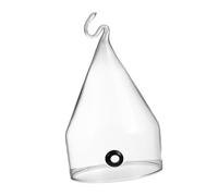 Cabilock Cloche Verre Transparent pour Pâtisseries Résistante Chaleur avec Aération Présentoir à Gâteaux et Fromages Couvercle Pratique pour Desserts et Sandwiches