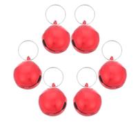 Cabilock Clochettes pour Colliers pour Animaux 6 pièces métal avec Son Net pour Collier de Chiots et Chats en intérieur et activités d'entraînement