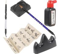 Cabilock Coffret Calligraphie Chinoise Débutant 1 Set Pinceau et Encre