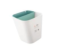 Cabilock Collège Chambre À Coucher Maison Usage Salle De Bain Stockage À Deux Conteneurs Poubelle Séparée Conception De Seau Panier Vert Classification Sèche Détritus Bureau Pièce À