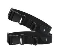 Cabilock Collier Anti-Perte pour Animaux de Compagnie en Nylon Résistant Longueur Réglable pour Chiens, Lot de 2 Pièces Noir pour Usage Extérieur