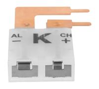 Cabilock Connecteur Thermocouple Type K à Angle Droit Adaptateur Câble Résistant Haute Température pour Mesure Précise Compatible Fils et Circuits