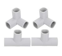 Cabilock Connecteurs en T pour Barrière de Jeu Bébé Lot de 4 Pièces Accessoires de Connexion Robustes en Acier Compatibles Parc Intérieur Fixations pour Enclos Modulable