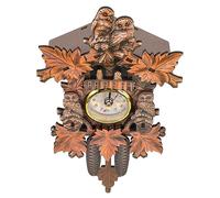 Cabilock Coucou du Salon de la Maison Sculpture Murale de Hibou Horloge Murale Ancienne décor pointeuse horaire Horloge de Salon Horloge Murale Solide intérieur l'horloge Antique réveil