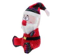 Cabilock Couineur de Noël en Peluche Père Noël pour Chiot