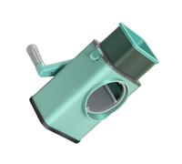 Cabilock Coupe Légumes Manuel Multifonction à Manivelle Râpe Rotative Compacte pour Trancher Râper et Émincer Légumes Fromages et Fruits Outil de Cuisine Portable avec Base Antidérapante