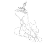 Cabilock Couronne de Cheveux Hanfu en Alliage avec Longs Rubans Détachables, Résistance Déformation, Style Traditionnel pour Costumes Anciens et Usage Quotidien