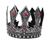 Cabilock Couronne De Roi Médiéval Vieilli Avec Accessoire De Costume Pour Anniversaire Halloween Cosplay Et Événements Spéciaux