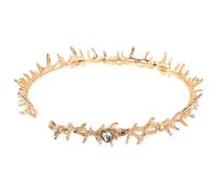 Cabilock Couronnes à Épines pour Femmes Diadèmes de Déguisement pour Halloween Serre-têtes Couronne avec Détails Dorés pour Cosplay et Fêtes Costumées