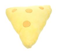 Cabilock Coussin Décoratif Fromage Amusant 45 Cm en Tissu Pelucheux Doux, Oreiller Petit Modèle Ludique pour Canapé, Chambre Et Salon, Coussin Unique pour Garçon Et Filles