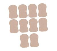 Cabilock Coussinet Anti-transpiration en Coton Couleur Kaki pour Aisselles Discret et Proche Peau 10pcs pour Adultes pour L'été