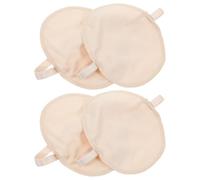 Cabilock Coussinet Pack de 4 pour Aisselles Anti-transpiration Beige en Polyester Réutilisable et Lavable Design en Maille pour Absorption Transpiration