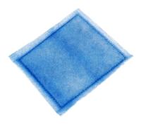 Cabilock Coussinets Filtrants pour Aquarium Bleu en Éponge Respirante, Filtration et Décomposition des Impuretés pour Aquariums d'eau Douce et Salée