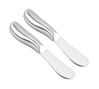 Cabilock Couteau à Beurre Acier Inoxydable Spatule Cuisine Multifonction pour Pâte à Crème Fromage et Gâteau Ustensile de Cuisine pour Maison et Professionnel