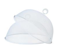 Cabilock Couvercle Alimentaire en Fer 2pcs Bords Lisses et Ventilation, pour Protéger Les Plats à Domicile et Éviter la Poussière