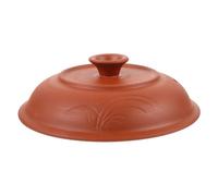 Cabilock Couvercle de Casserole Céramique Multi-usage avec Trou Aération pour Pot de Ragoût Électrique Accessoire Pratique pour Cuisine à Restaurants et Hôtels