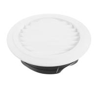 Cabilock Couvercle de Grille D'aération Rond en Plastique Abs 184mm avec Écran Intégré pour Ventilation Stable et Filtrage Amélioré, pour Salle de Bain et Garage