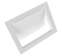 Cabilock Couvercle de Poubelle Encastré à Charnière en Acier Inoxydable 304 Ouverture Latérale Pratique Dimensions 235 X 173 X 3 CM Finition Blanche Cuisine et Salle de Bain Protège