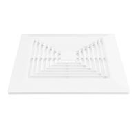 Cabilock Couvercle de Ventilateur D'extraction en Abs Blanc Carré 30x30 Cm Grille Uniforme Protection Ventilateur Installation Facile pour Plafond de Salle de Bain