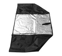 Cabilock Couvercle pour Rack, 32x28x23 Pouces, Oxford PVC Noir | Résistant à Poussière, Facile à Nettoyer, Visibilité Claire, pour Boulangerie Commerciale et Service