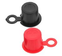 Cabilock Couvercles de Bornes de Batterie Plastique Protection Isolante pour Positifs et Capuchons de Protection pour Voiture Camping Bateau Installation Facile