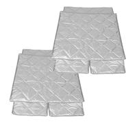 Cabilock Couverture d'isolation congélateur Couverture congélateur en Aluminium Couvercle étanche extérieur Aimant