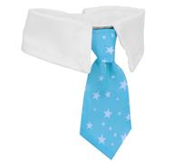 Cabilock Cravate Ajustable pour Animaux de Compagnie Motif Étoile, Accessoire de Toilettage en Polyester et Coton, pour Festivals et Séances Photo