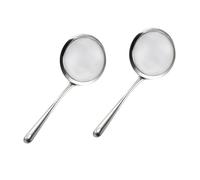 Cabilock Crépine En Acier Inoxydable 13,5 Cm, Passoire Créative Résistante à La Chaleur, Tamis à Nouilles Compact Cuisine, Lot De 2 Usage Multifonctionnel Pour Filtrer Thé Et Œufs