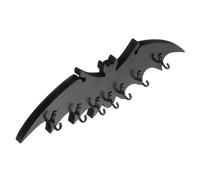 Cabilock Crochet Mural Chauve Souris Noir Gothique Robuste Porte Manteau Mural Multifonction pour Couloir Chambre et Décoration Halloween