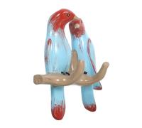 Cabilock Crochet Mural Résine Oiseau Adhésif Porte Manteau Décoratif sans Perçage Support Rangement pour Chapeaux Serviettes Clés pour Salle de Bain et Entrée