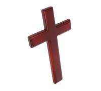 Cabilock Croix Portable pour Prières et Célébrations Chrétiennes Crucifix Lisse et à Emporter Ornement de Foi à Main pour Usage