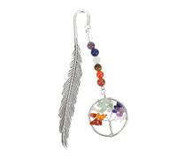 Cabilock Crystal Tree of Life Hanging Decor Pendant Chakra Design Home Wall and Car Decoration Accessory Versatile Healing Ornament