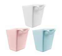 Cabilock Cubes de rangement suspendus 3 pièces sans trous pour cuisine, bureau, salle de bain et chariot de rangement portable 4,7 x 4,7 x 4,3 pouces