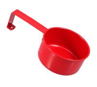 Cabilock Cuillère à Mesurer Multifonctionnelle pour Petit Modèle Rouge avec Poignée Suspendue pour Riz Poudre à Lessive et Rangement Maison
