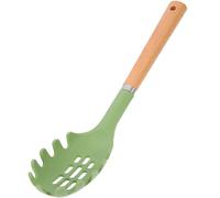 Cabilock Cuillère à Pâtes Silicone Manche Fourchette de Service pour Spaghetti Égouttoir Pratique et Résistant Ustensile de Cuisine Polyvalent pour Maison et Restaurant Couleur Aléatoire