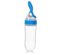 Cabilock Cuillère Alimentation Garçon Fille Silicone Souple avec Ventouse Renversement pour Introduction Alimentaire et Apprentissage Autonome Adaptée Dès Mois