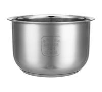 Cabilock Cuve Inox Cuiseur Riz 2L Casserole Interieure De Rechange Avec Echelle Récipient De Cuisson Intérieur Pour Riz Soupe Et Gâteaux Compatible Cuiseur Électrique 18.00 X 18.00 X 10.70 cm