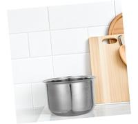 Cabilock Cuve Intérieure Inox Antiadhésive pour Cuiseur à Riz Répartition Uniforme Chaleur et Facile à Nettoyer