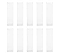 Cabilock Cuvette en Verre pour Analyse Précise pour Laboratoire Chimique 10 Pièces 1,7ml Étalonnage Linéaire et Alignement Vertical Strict, Bords Finement Polis