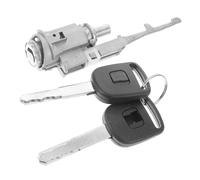 Cabilock Cylindre de Serrure Allumage Robuste avec Clé Serrure de Porte Compatible Civic Remplacement Sécurisé pour Voiture