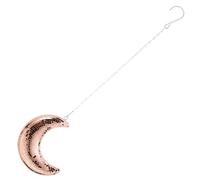 Cabilock Décoration Boule Disco Suspendue en Verre de Lune Rose Doré Ornement Vintage pour Fête Disco Années 80 Accessoire Lumineux pour Décoration Intérieure et Extérieure Ambiance