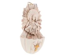 Cabilock Décoration Dintérieur Catholique Bénitier Mural En Résine Signe Religieux 6 5 X 4 X 12 Cm Confirmation Ou Nouvelle Maison