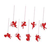 Cabilock Décorations De Saint-Valentin 8 Pièces Cupidon Couples De Mariés Décorations De Mariage Pendentif Happy Shower Mariée Petit Ami Anniversaire Mariage