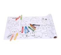 Cabilock Dessin pour Garçon Fille avec Crayons de Cire Couleurs Papier à Colorier pour Garçons et Filles Rouleau de Coloriage pour Activités Créatives et Graffiti