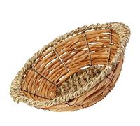 Cabilock Dessous de Plat Tressé pour Pot de Fleurs Support Osier et Paille Protecteur de Table Assiette à Fruits ou Apéritif