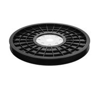 Cabilock Disque de Courroie pour Vélo d'exercice, Accessoire Noir ABS | Vélo de Fitness et Exercice, Alliage D'aluminium, Usage Intérieur, Réduit les Vibrations, Améliore L'équilibre